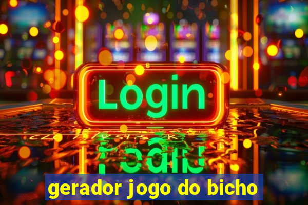 gerador jogo do bicho